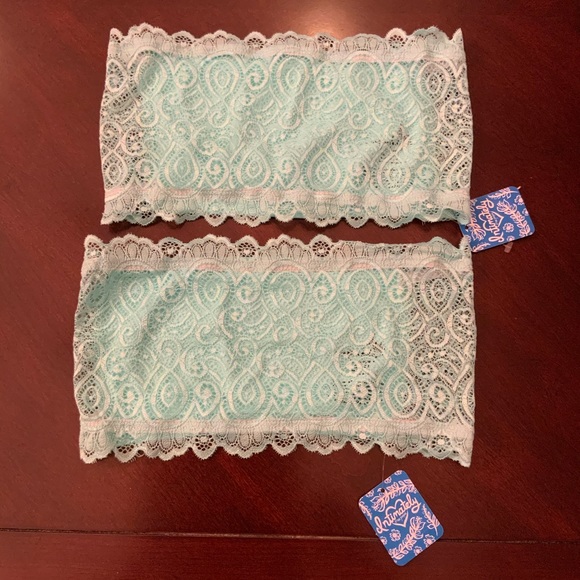 🆕 Intimately Free People two bandeau bra seafoam - Picture 1 of 3